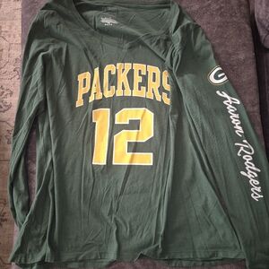 Green Bay Packers Aaron Rodgers Long Sleeve Shirt